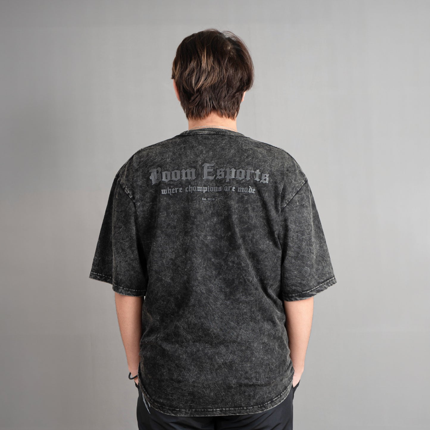 BOOM Esports Black Washed T Shirt