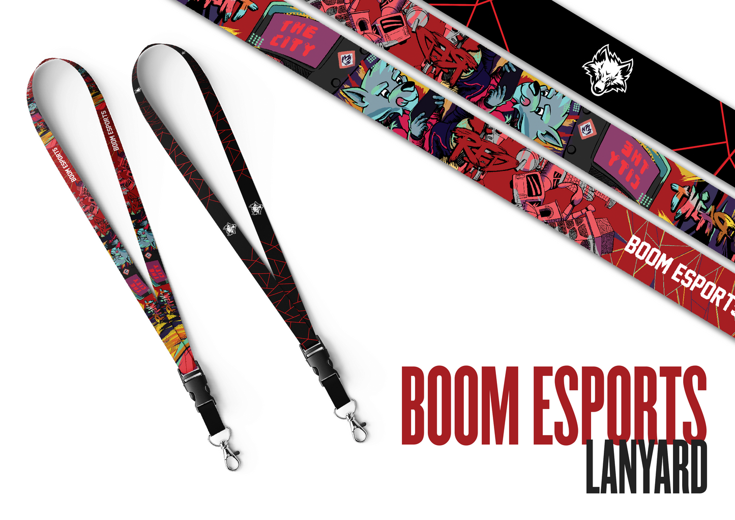 Lanyard Graffiti BOOM Esports