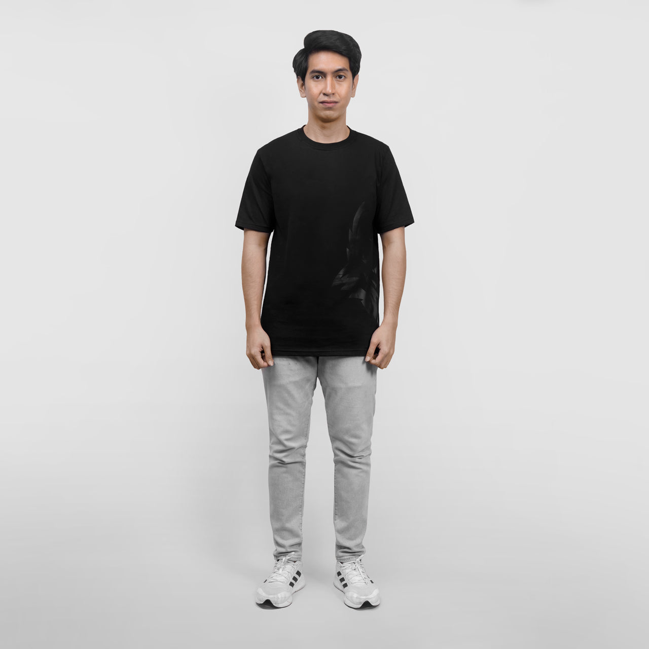 Boom Esports Half Logo Black on Black T Shirt