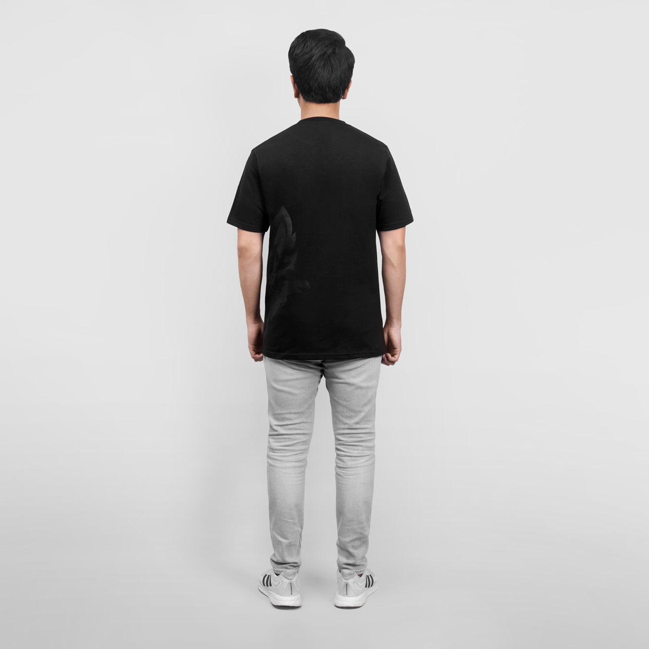 Boom Esports Half Logo Black on Black T Shirt