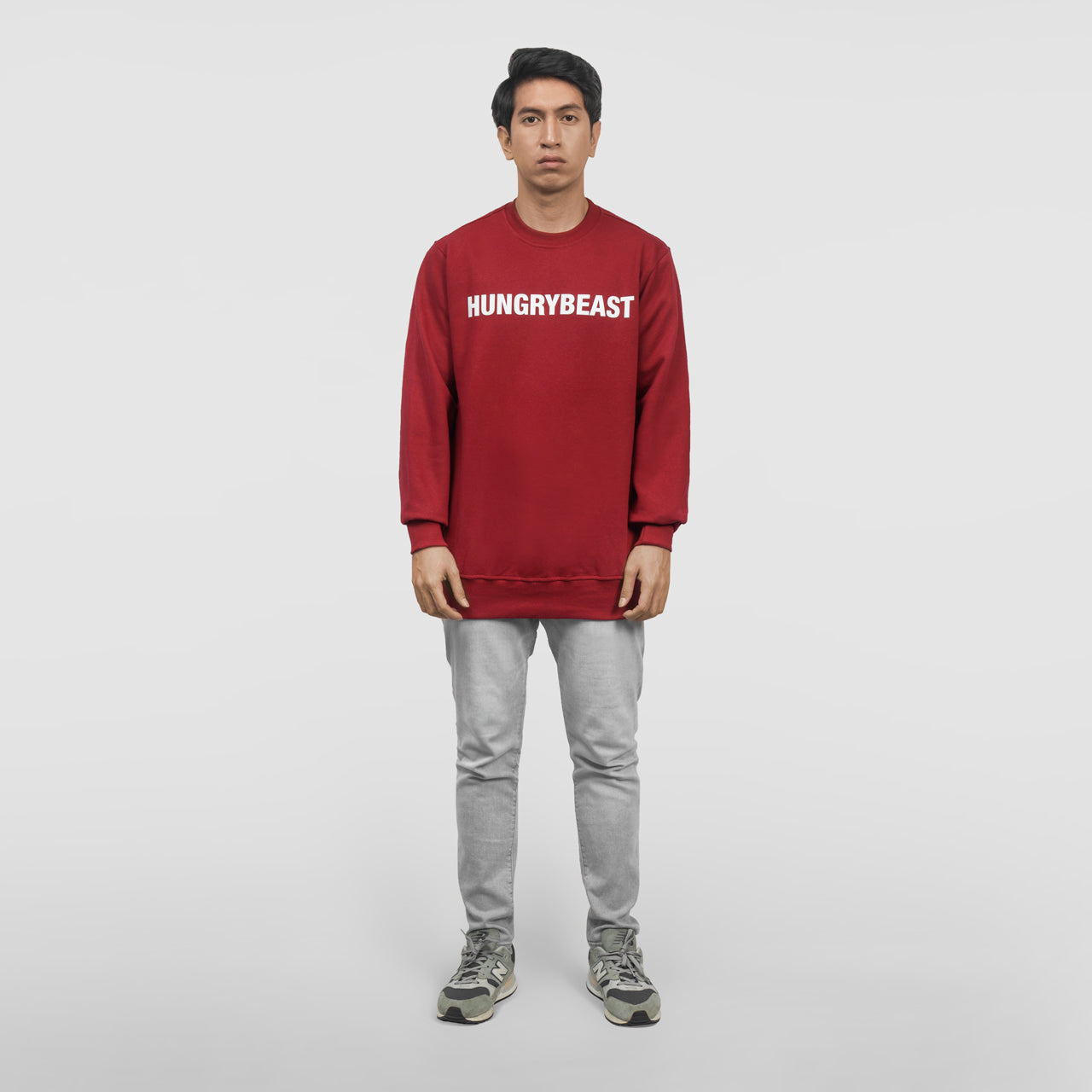 Hungrybeast Crewneck Maroon