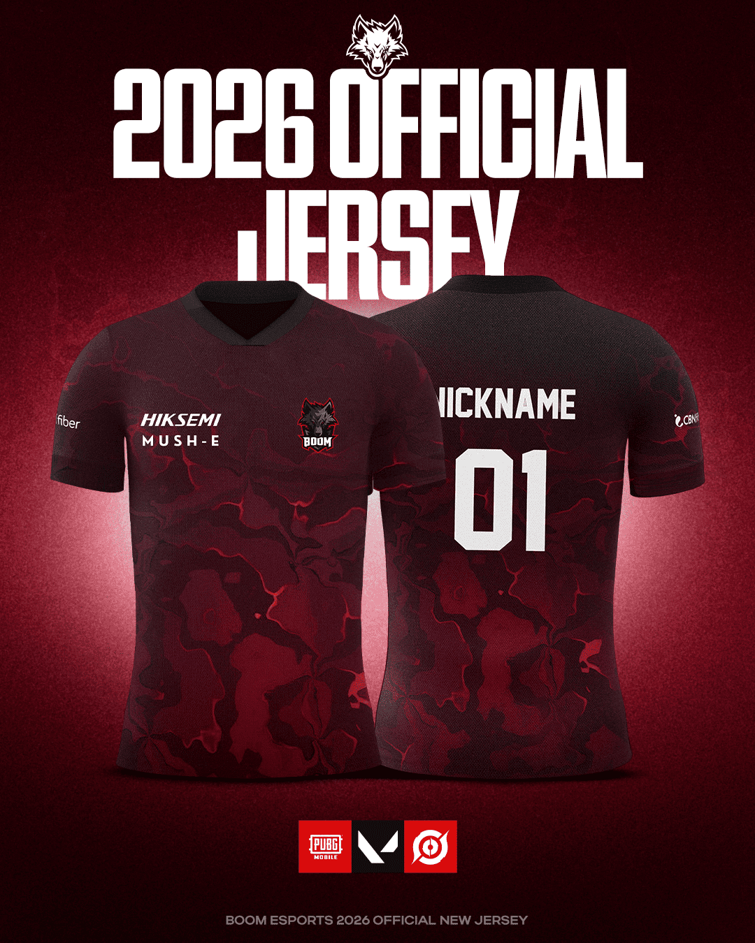 BOOM Esports Jersey Kit 2026